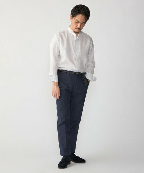 SHIPS / シップス シャツ・ブラウス | SHIPS: ウォッシュド リネン バンドカラー ソリッド シャツ | 詳細1