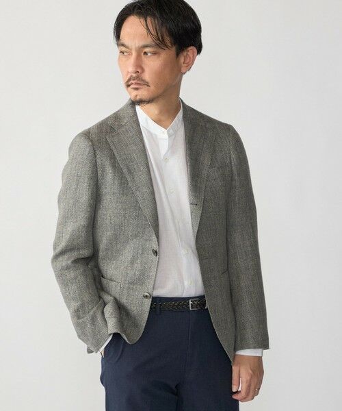 SHIPS / シップス シャツ・ブラウス | SHIPS: ウォッシュド リネン バンドカラー ソリッド シャツ | 詳細2