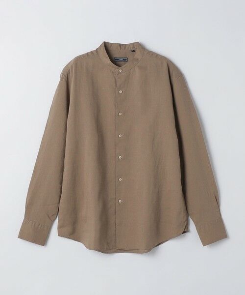 SHIPS / シップス シャツ・ブラウス | SHIPS: ウォッシュド リネン バンドカラー ソリッド シャツ | 詳細7