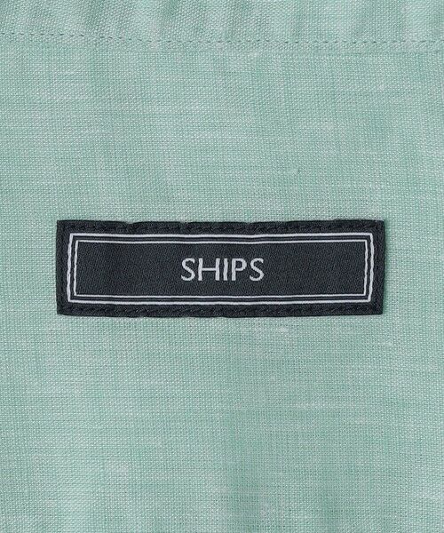 SHIPS / シップス シャツ・ブラウス | SHIPS: ウォッシュド リネン バンドカラー ソリッド シャツ | 詳細21