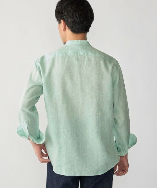 SHIPS / シップス シャツ・ブラウス | SHIPS: ウォッシュド リネン バンドカラー ソリッド シャツ | 詳細10