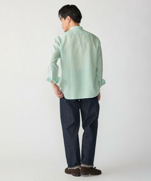 SHIPS / シップス シャツ・ブラウス | SHIPS: ウォッシュド リネン バンドカラー ソリッド シャツ | 詳細14