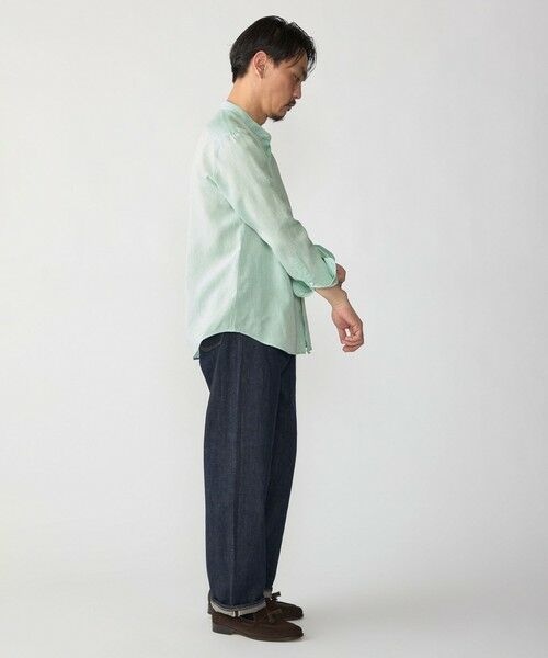 SHIPS / シップス シャツ・ブラウス | SHIPS: ウォッシュド リネン バンドカラー ソリッド シャツ | 詳細15