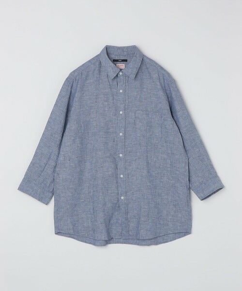 SHIPS / シップス シャツ・ブラウス | SHIPS: RAYMOND レギュラーカラー 7スリーブ シャツ（ロイヤルブルー）