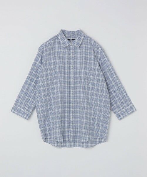 SHIPS / シップス シャツ・ブラウス | SHIPS: RAYMOND チェック レギュラーカラー 7スリーブ シャツ | 詳細7