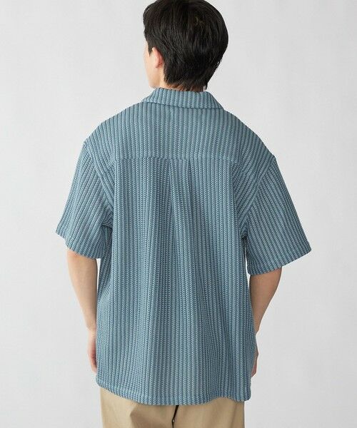 SHIPS / シップス シャツ・ブラウス | City Ambient Products: オープンカラー メッシュ ストライプ ショートスリーブ シャツ | 詳細11