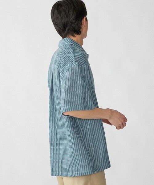 SHIPS / シップス シャツ・ブラウス | City Ambient Products: オープンカラー メッシュ ストライプ ショートスリーブ シャツ | 詳細12