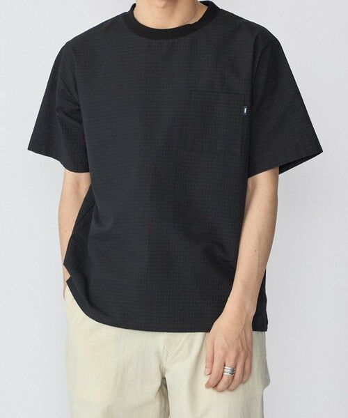 SHIPS / シップス Tシャツ | SHIPS:〈MADE IN JAPAN〉空羽 サッカー Tシャツ（ブラック）