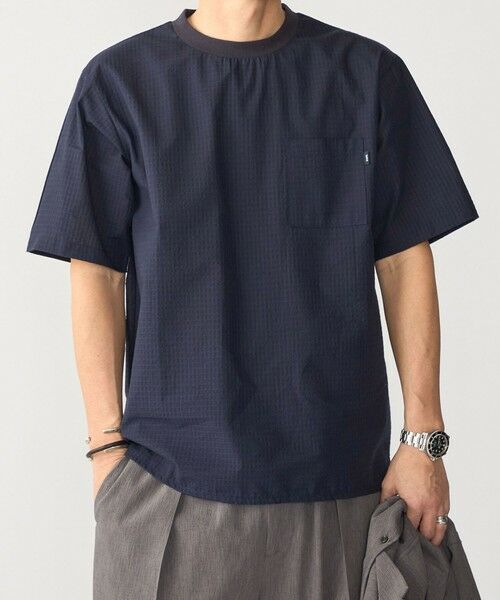 SHIPS / シップス Tシャツ | SHIPS:〈MADE IN JAPAN〉空羽 サッカー Tシャツ(コバルトブルー)