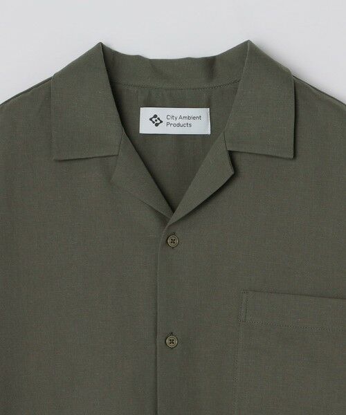 SHIPS / シップス シャツ・ブラウス | City Ambient Products: オープンカラー コットン リネン ショートスリーブ シャツ | 詳細3