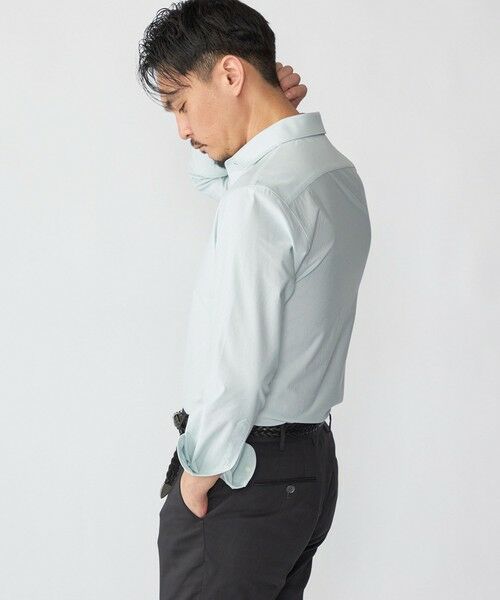 SHIPS / シップス シャツ・ブラウス | SHIPS: ジャージー ロンドン ストライプ ワンピースカラー シャツ | 詳細1