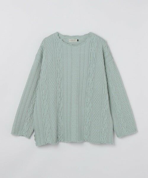 SHIPS / シップス Tシャツ | ILL180°: RELAX CUT-OFF CABLE（ライトブルー）