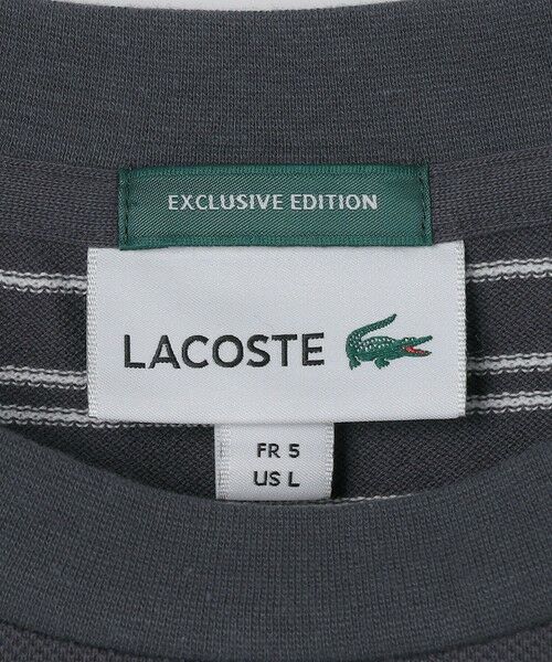 SHIPS / シップス Tシャツ | 【SHIPS別注】LACOSTE: マイクロ ボーダー Tシャツ | 詳細9