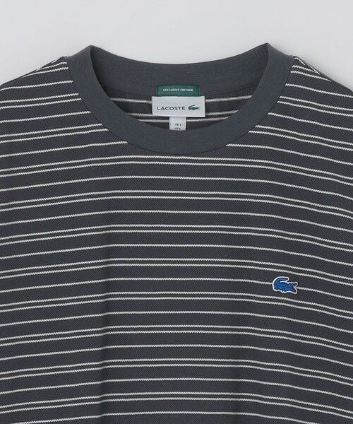 SHIPS / シップス Tシャツ | 【SHIPS別注】LACOSTE: マイクロ ボーダー Tシャツ | 詳細2