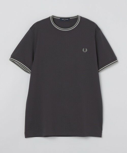 SHIPS / シップス Tシャツ | FRED PERRY: M1588V_TWIN TIPPED（ダークグレー）