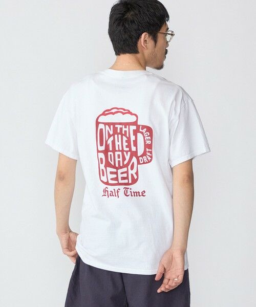 SHIPS / シップス Tシャツ | 【WEB限定/SHIPS別注】THE DAY ON THE BEACH: THATS SURF LIFE ポケット Tシャツ | 詳細6