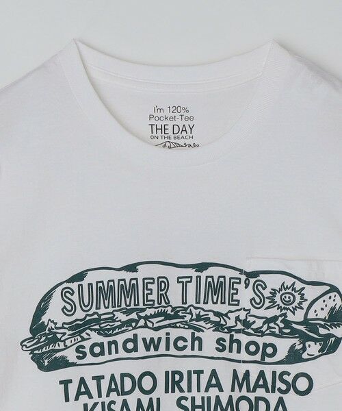 SHIPS / シップス Tシャツ | 【WEB限定/SHIPS別注】THE DAY ON THE BEACH: THATS SURF LIFE ポケット Tシャツ | 詳細3