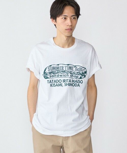 SHIPS / シップス Tシャツ | 【WEB限定/SHIPS別注】THE DAY ON THE BEACH: THATS SURF LIFE ポケット Tシャツ | 詳細14