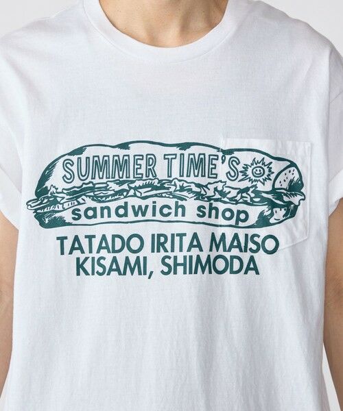 SHIPS / シップス Tシャツ | 【WEB限定/SHIPS別注】THE DAY ON THE BEACH: THATS SURF LIFE ポケット Tシャツ | 詳細16