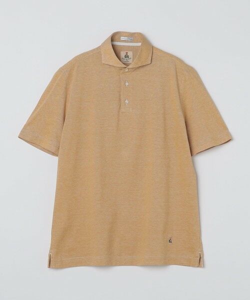 SHIPS / シップス ポロシャツ | 【SHIPS別注】G.ROVER: カッタウェイカラー メランジ ポロシャツ（イエロー系）