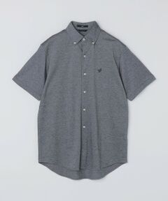 SHIPS / シップス Tシャツ | 【WEB限定】SHIPS: 〈吸水速乾〉ドライピケ ワンポイント ロゴ ボダンダウン シャツ