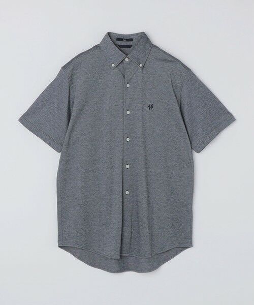 SHIPS / シップス Tシャツ | 【WEB限定】SHIPS: 〈吸水速乾〉ドライピケ ワンポイント ロゴ ボダンダウン シャツ（ロイヤルブルー）