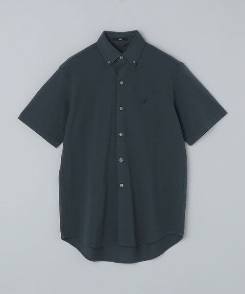 SHIPS / シップス Tシャツ | 【WEB限定】SHIPS: 〈吸水速乾〉ドライピケ ワンポイント ロゴ ボダンダウン シャツ | 詳細12