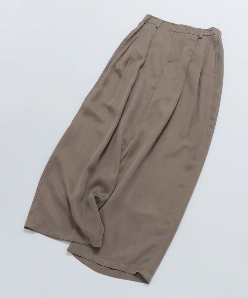 SHIPS / シップス その他パンツ | AMOMENTO: CUPRO 2TUCK WIDE PANTS | 詳細1