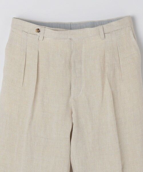 SHIPS / シップス スラックス・ドレスパンツ | 【SHIPS別注】Errico Formicola: サルトリアル リネン バスケット スラックス | 詳細13
