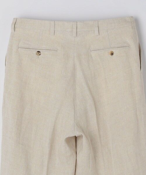 SHIPS / シップス スラックス・ドレスパンツ | 【SHIPS別注】Errico Formicola: サルトリアル リネン バスケット スラックス | 詳細14