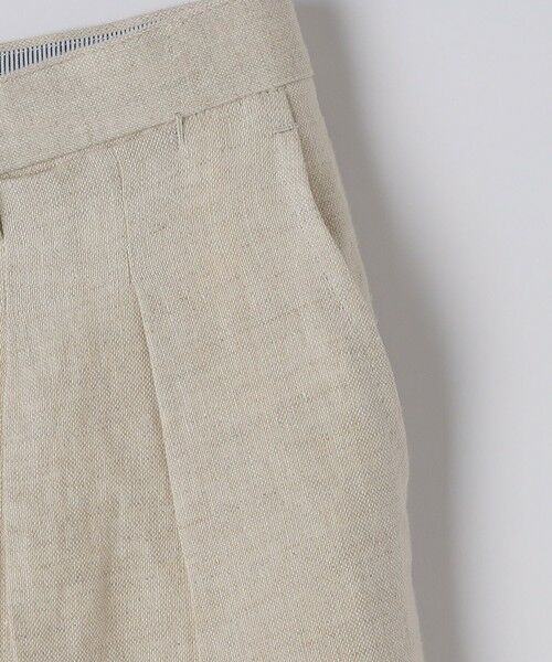 SHIPS / シップス スラックス・ドレスパンツ | 【SHIPS別注】Errico Formicola: サルトリアル リネン バスケット スラックス | 詳細15