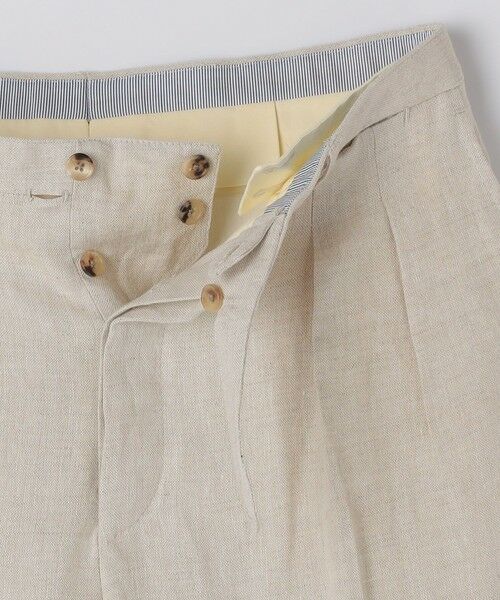 SHIPS / シップス スラックス・ドレスパンツ | 【SHIPS別注】Errico Formicola: サルトリアル リネン バスケット スラックス | 詳細16