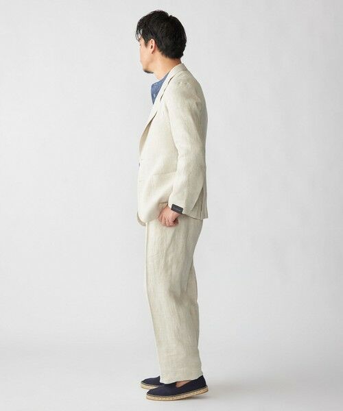 SHIPS / シップス スラックス・ドレスパンツ | 【SHIPS別注】Errico Formicola: サルトリアル リネン バスケット スラックス | 詳細5