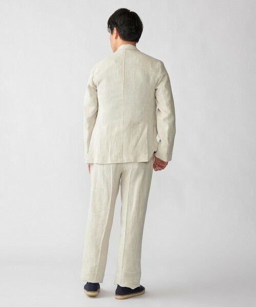 SHIPS / シップス スラックス・ドレスパンツ | 【SHIPS別注】Errico Formicola: サルトリアル リネン バスケット スラックス | 詳細6