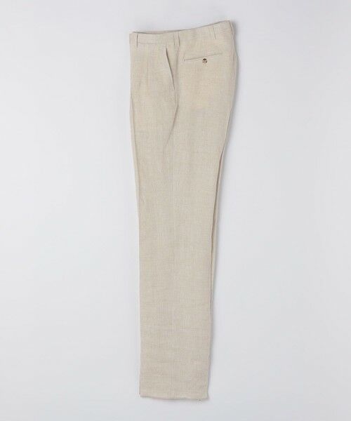 SHIPS / シップス スラックス・ドレスパンツ | 【SHIPS別注】Errico Formicola: サルトリアル リネン バスケット スラックス | 詳細9