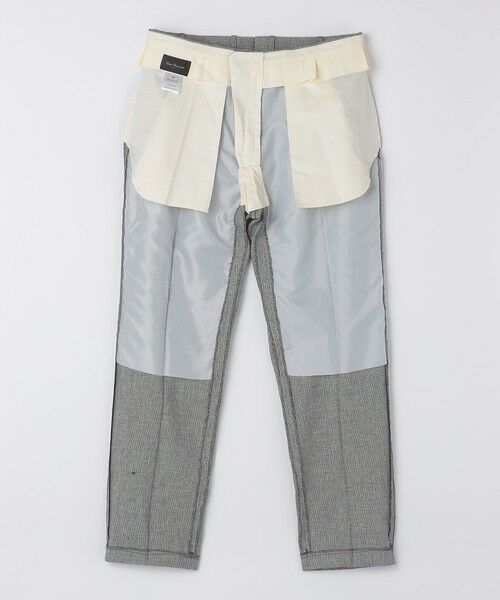 SHIPS / シップス スラックス・ドレスパンツ | Errico Formicola: VITO リネン コットン ハウンドトゥース スラックス | 詳細11