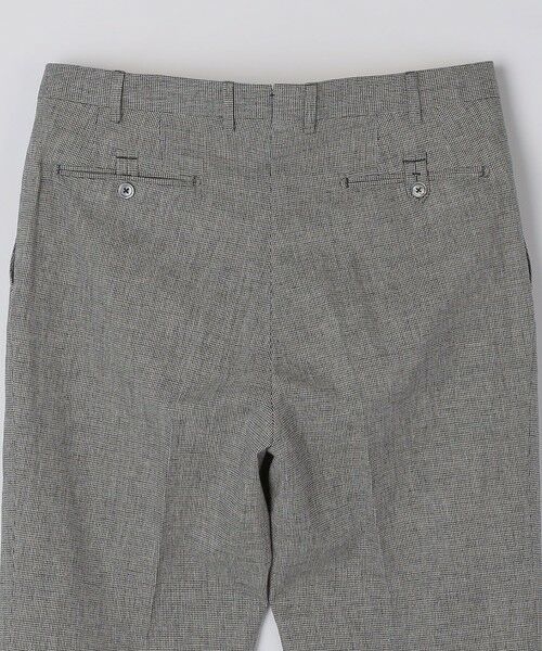 SHIPS / シップス スラックス・ドレスパンツ | Errico Formicola: VITO リネン コットン ハウンドトゥース スラックス | 詳細14