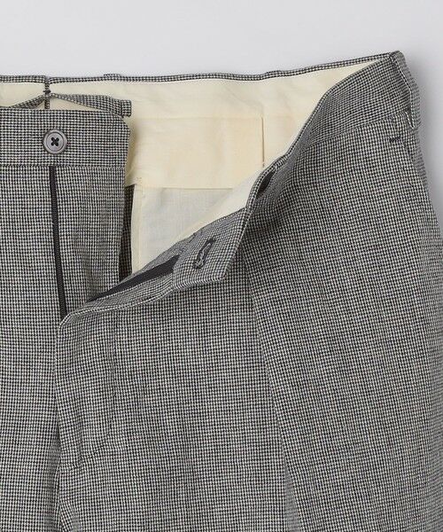 SHIPS / シップス スラックス・ドレスパンツ | Errico Formicola: VITO リネン コットン ハウンドトゥース スラックス | 詳細16