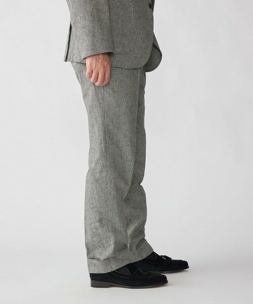 SHIPS / シップス スラックス・ドレスパンツ | Errico Formicola: VITO リネン コットン ハウンドトゥース スラックス | 詳細3