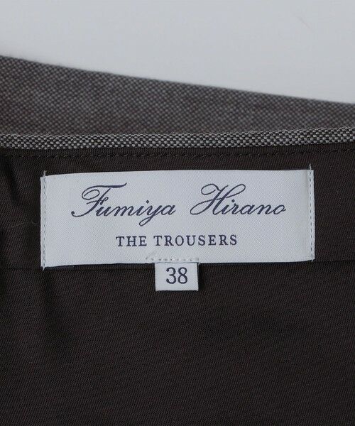 SHIPS / シップス スラックス・ドレスパンツ | Fumiya Hirano: REGENT バーズアイ ウール トラウザーズ | 詳細11