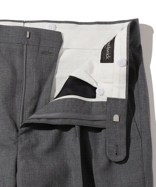 SHIPS / シップス スラックス・ドレスパンツ | Southwick: CHATHAM ウール トロピカル 2プリーツ トラウザーズ | 詳細8