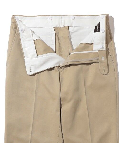 SHIPS / シップス チノ・ワークパンツ | Southwick: DORSET コットン シャンブレー ノープリーツ トラウザーズ | 詳細7