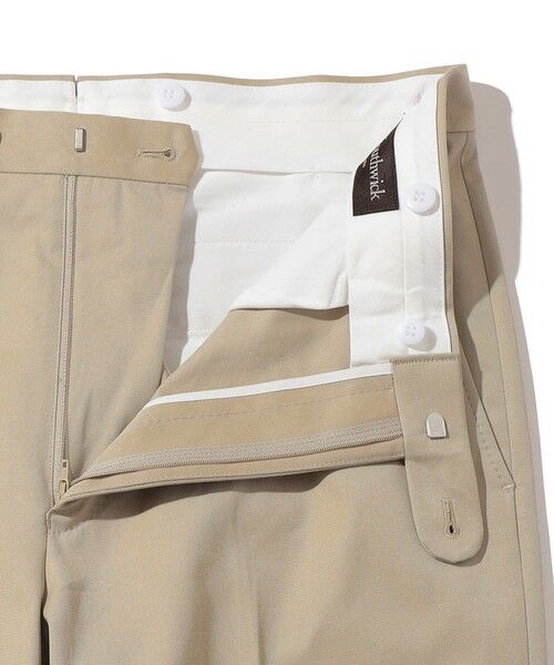 SHIPS / シップス チノ・ワークパンツ | Southwick: DORSET コットン シャンブレー ノープリーツ トラウザーズ | 詳細8