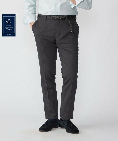 SHIPS / シップス その他パンツ | SHIPS:〈FUNCTION/手洗い可能〉ラミー ブレンド スラックス(セットアップ対応)（ダークグレー）