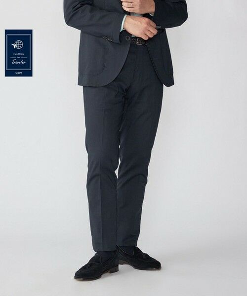 SHIPS / シップス その他パンツ | SHIPS:〈FUNCTION/手洗い可能〉ラミー ブレンド スラックス(セットアップ対応)（ネイビー）