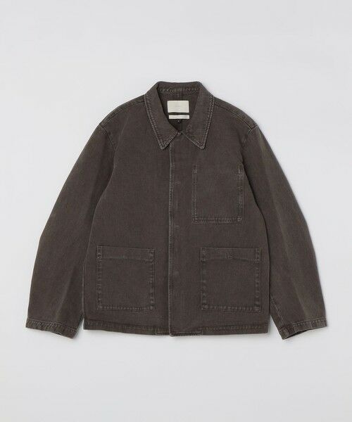 SHIPS / シップス Gジャン・デニムジャケット | AMOMENTO: GARMENTS DYED POCKET DENIM JACKET（ブラウン）