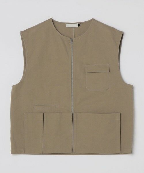 SHIPS / シップス ベスト | AMOMENTO: POCKET VEST（カーキ）