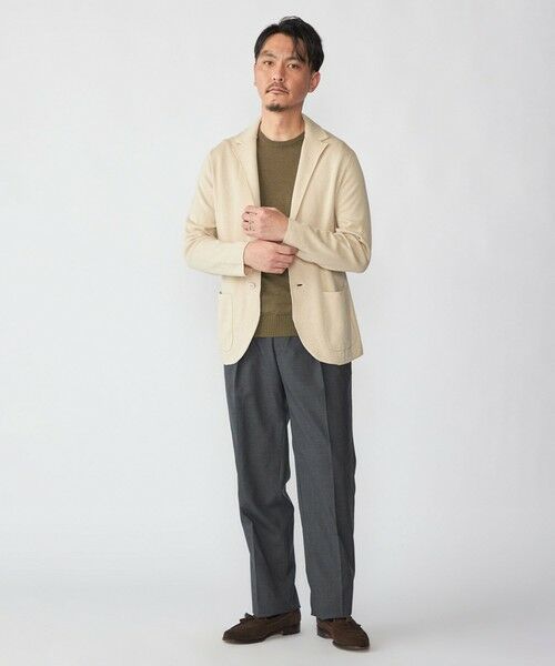 SHIPS / シップス Tシャツ | Drumohr: リネン コットン ガーメントダイ クルーネック ニット Tシャツ | 詳細5