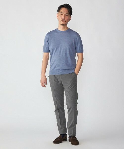 SHIPS / シップス Tシャツ | Drumohr: リネン コットン ガーメントダイ クルーネック ニット Tシャツ | 詳細9