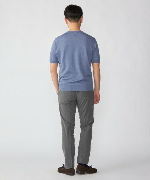 SHIPS / シップス Tシャツ | Drumohr: リネン コットン ガーメントダイ クルーネック ニット Tシャツ | 詳細11